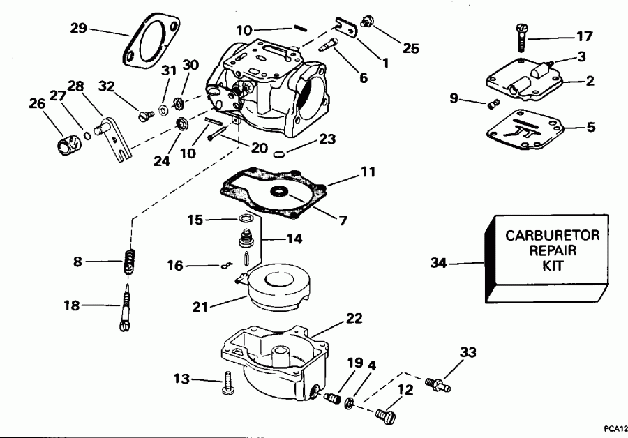  EVINRUDE E45RCLEOD 1995  - All 45 Models, 40rp - All 45 Models, 40rp