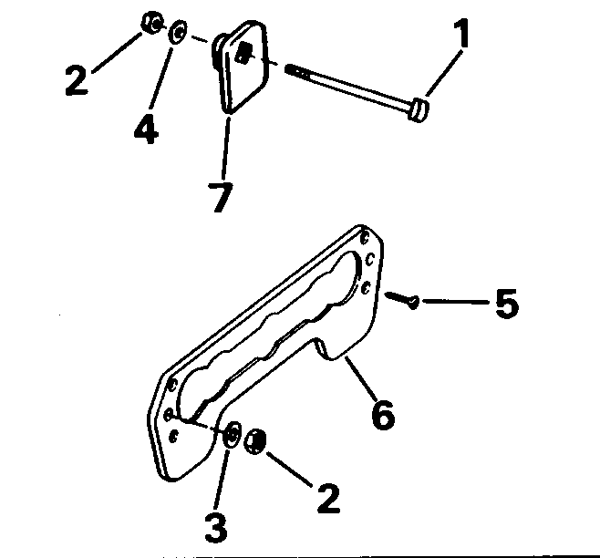 �������� ��������� ����� Evinrude E45RCLEOD 1995  - ansom Mount Kit