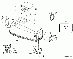 ������ ��������� (�����) - Johnson (Engine Cover - Johnson)