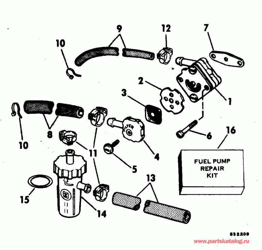��������� ��������� Evinrude E48ESLEOS 1995  - imer System