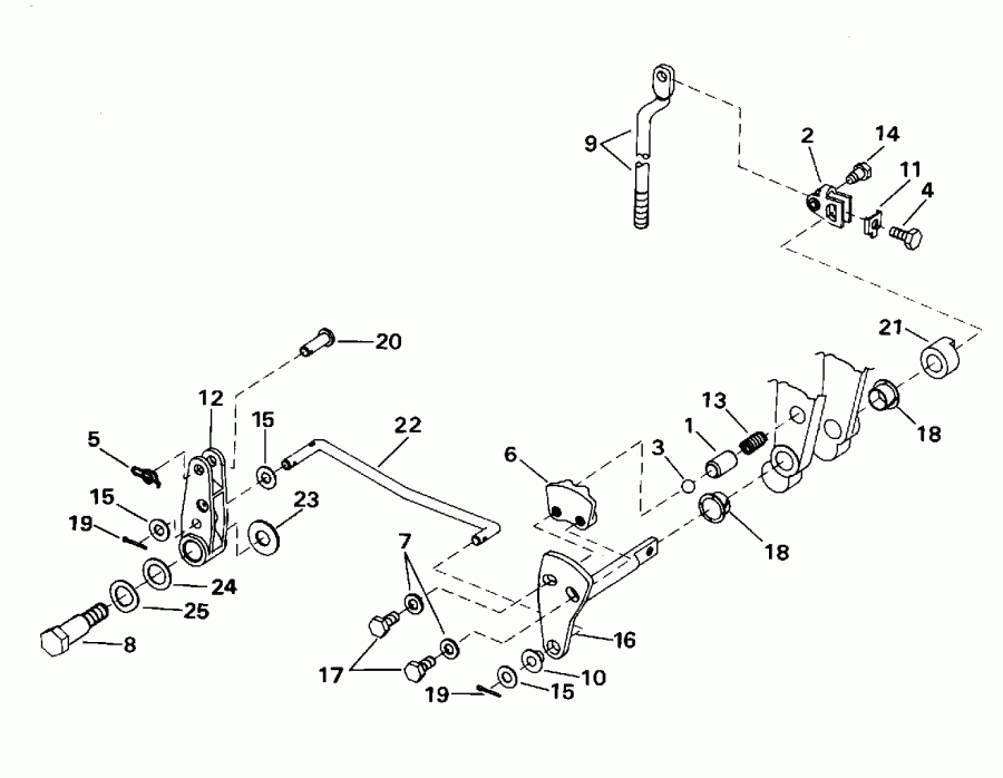 �������� ����� ������� E48ESLEOS 1995  - ift & Throttle Linkage (continued) - ift & ����������� ��������age (continued)