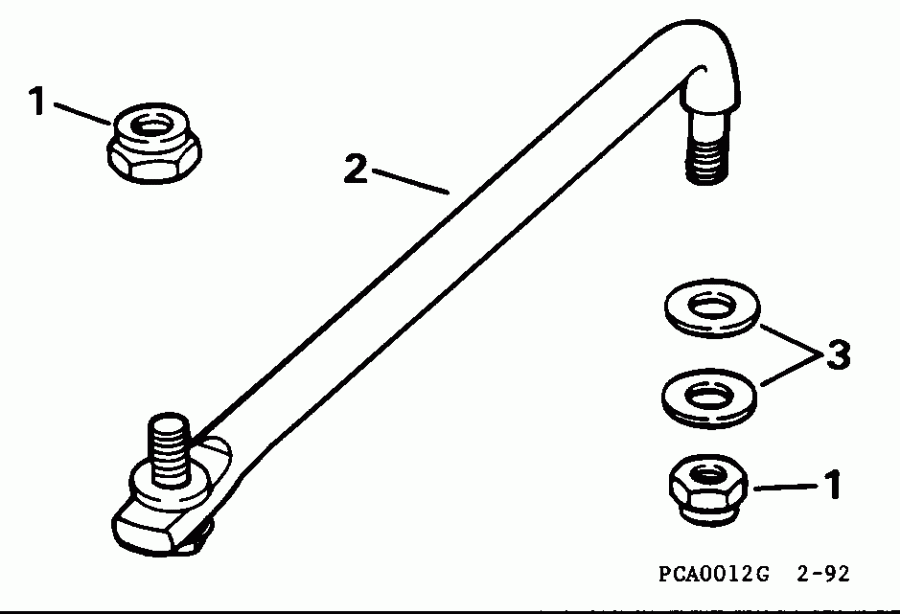 �������� ����� ������� E50DTLEOS 1995  - eering Link Kit (with Power Trim & Tilt) - ee������ ����������� Kit (with ���������������� ��������� �������)