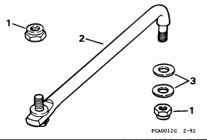 ������� ������� ����������� Kit (with ���������������� ��������� �������) (Steering Link Kit (with Power Trim & Tilt))