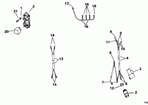 ���������������� ��������� ������� ��������� - 40ttl Only (Power Trim/tilt Electrical - 40ttl Only)