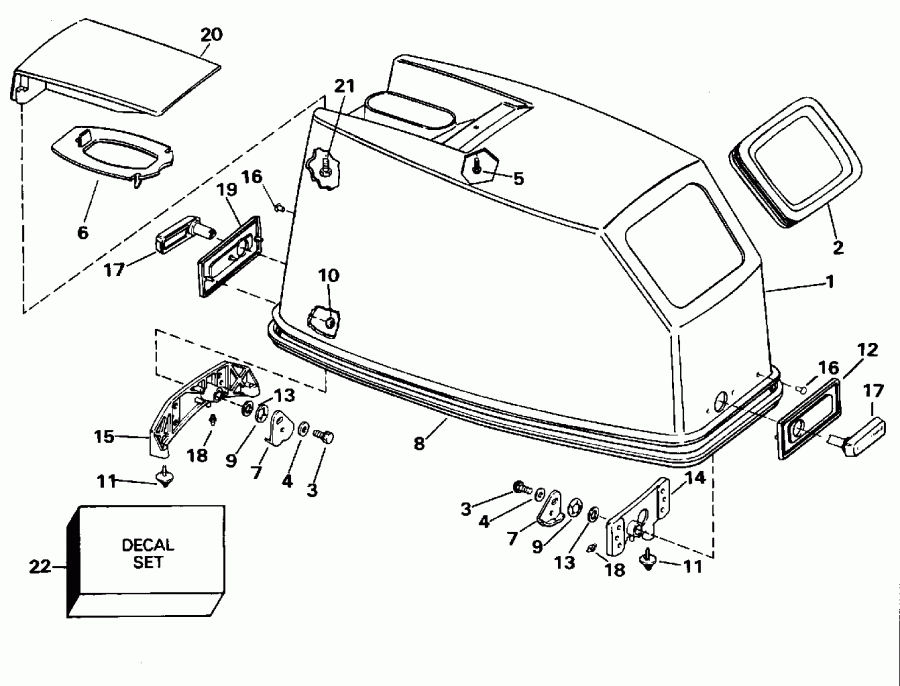 �������� ����� ������� E55RSLG 1995  - Evinrude / Evinrude