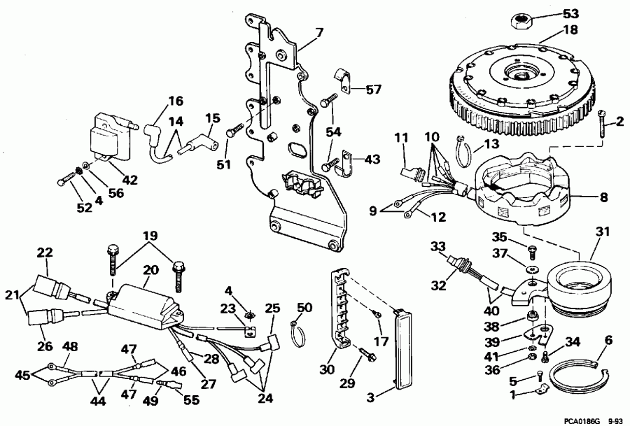 ��������� ��������� EVINRUDE E65RSLC 1995  - nition System / nition System
