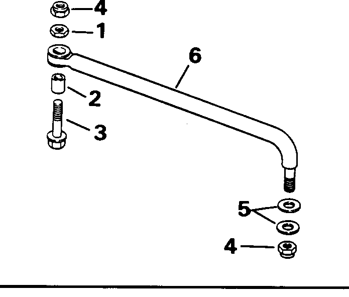 ��������� ��������� Evinrude E65WMLEOC 1995  - eering Link Kit - ee������ ����������� Kit