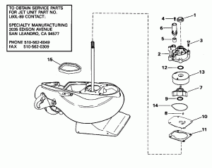 Jet Drive Unit - J70jl Only (Jet Drive Unit - J70jl Only)