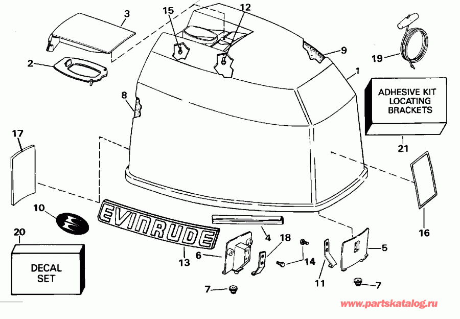 �������� ����� EVINRUDE E88MSLEOS 1995  - Evinrude