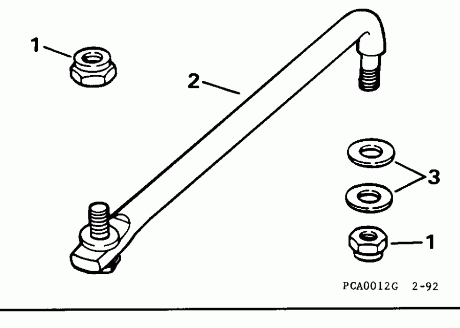 ����� EVINRUDE E88MSLEOS 1995  - ee������ ����������� Kit (with ���������������� ��������� �������) / eering Link Kit (with Power Trim & Tilt)