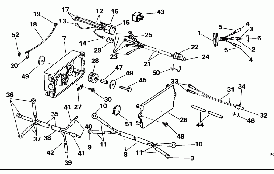  ������� E88TSLEOC 1995  - wer Trim / tilt ��������� / wer Trim/tilt Electrical