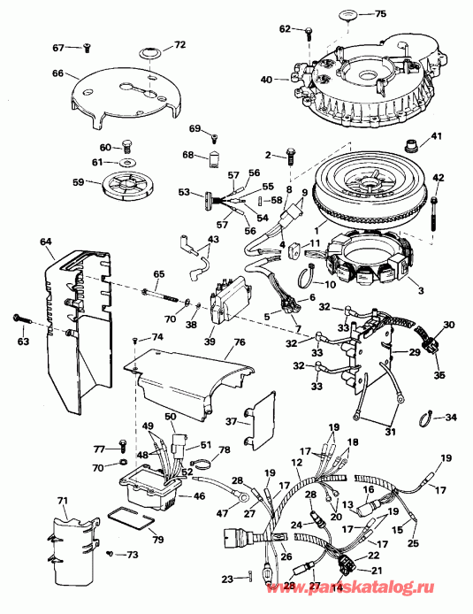��������� ��������� EVINRUDE E90EXEOC 1995  - nition System / nition System