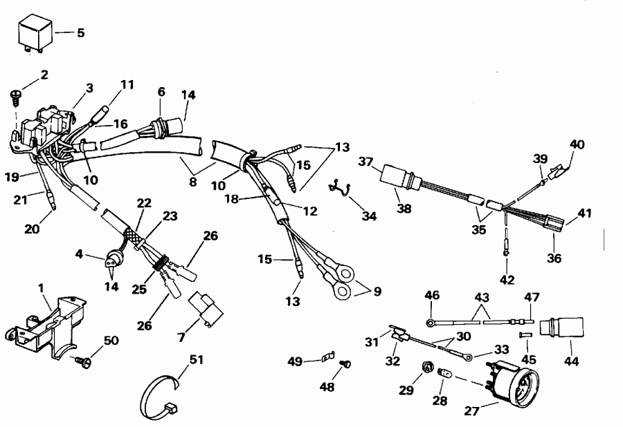 ��������� ������� L115GLEOS 1995  - wer Trim/tilt Electrical / wer Trim / tilt ���������