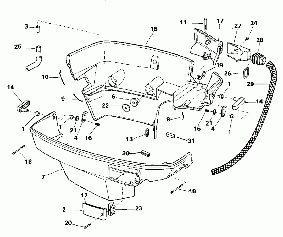 ��������� ����� EVINRUDE VE150HLEOS 1995  - wer ������ ��������� (�����)