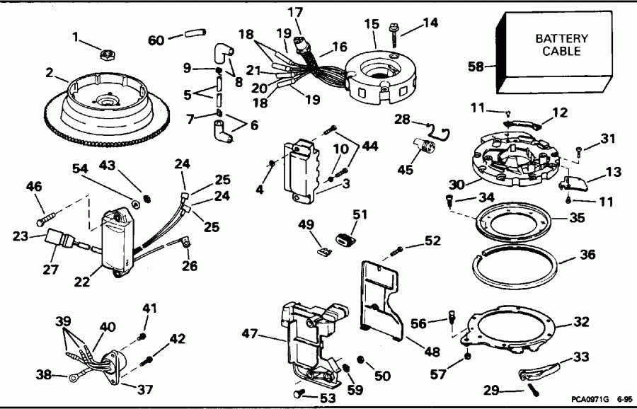 ����� EVINRUDE BE10ELEDD 1996  - Electric - Electric