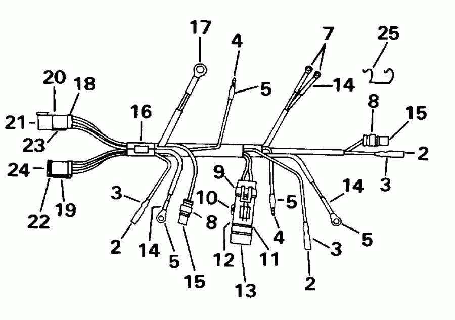 �������� ����� EVINRUDE BE10FCLEDC 1996  - tor Cable / tor ������