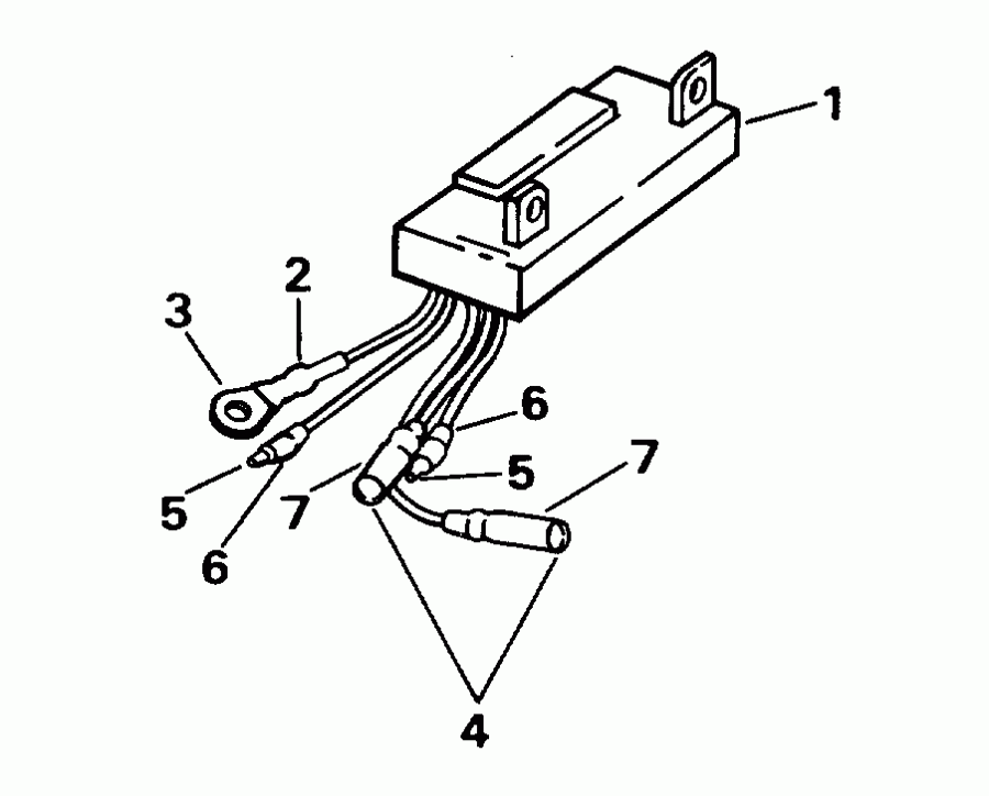 ��������� �������� ����� EVINRUDE BE10FWEDC 1996  - gnal Converter