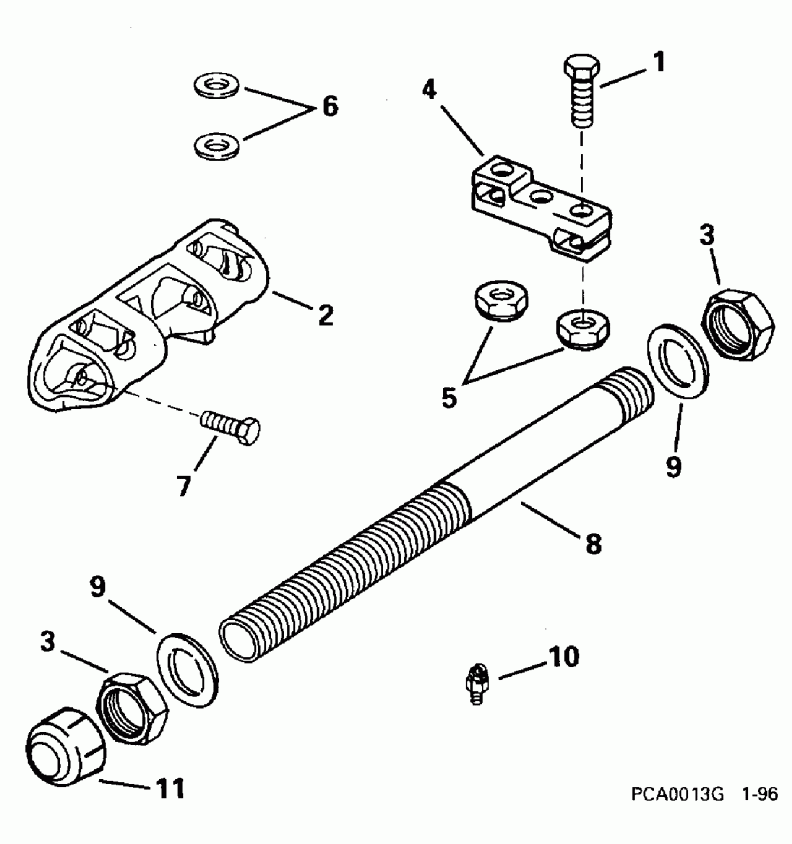  Evinrude BE115ELEDR 1996  - 115gl Only - 115gl Only