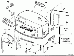 ������ ��������� (�����) - Johnson (Engine Cover - Johnson)