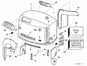 ������ ��������� (�����) - Evinrude (Engine Cover - Evinrude)
