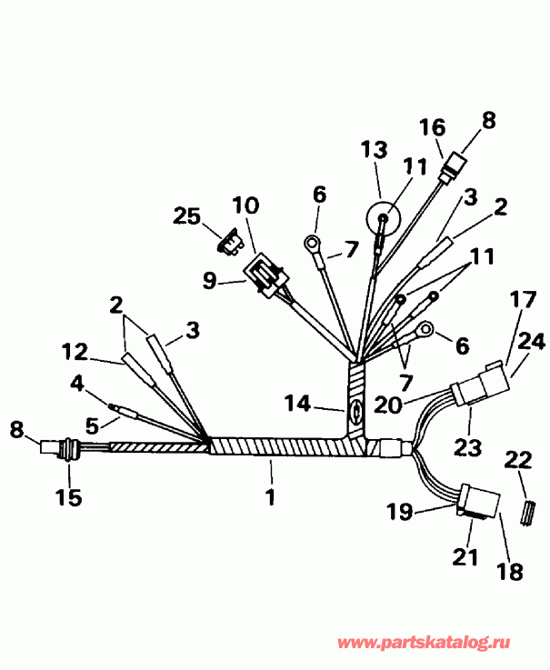 �������� ����� EVINRUDE BE15FAEDR 1996  - Remote Electric