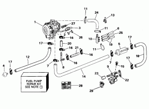 ���������������� ��������� ������� Hydraulic Assembly (Power Trim/tilt Hydraulic Assembly)