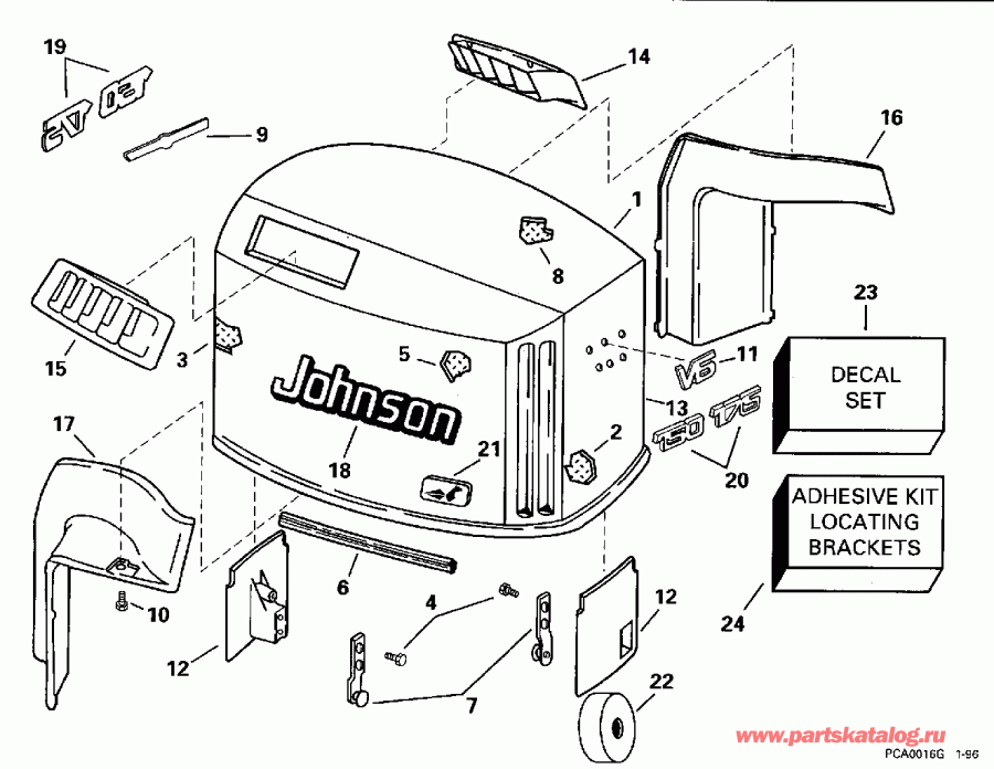 ��������� ��������� ������� BE175GLEDB 1996  - Johnson
