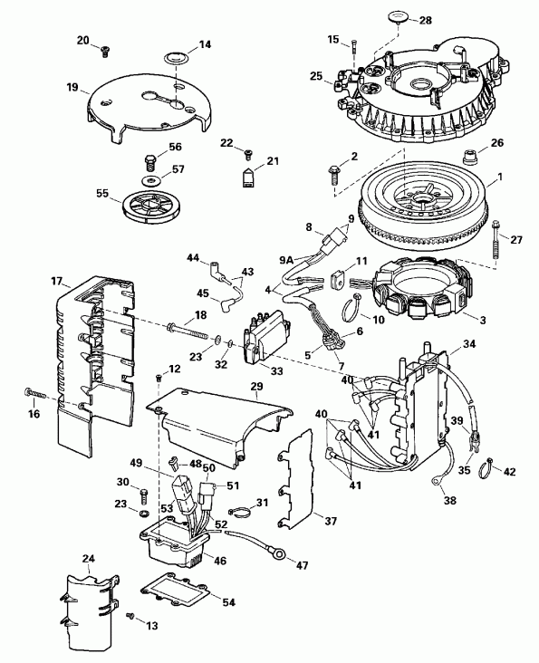   EVINRUDE BE175NXEDB 1996  - nition System / nition System