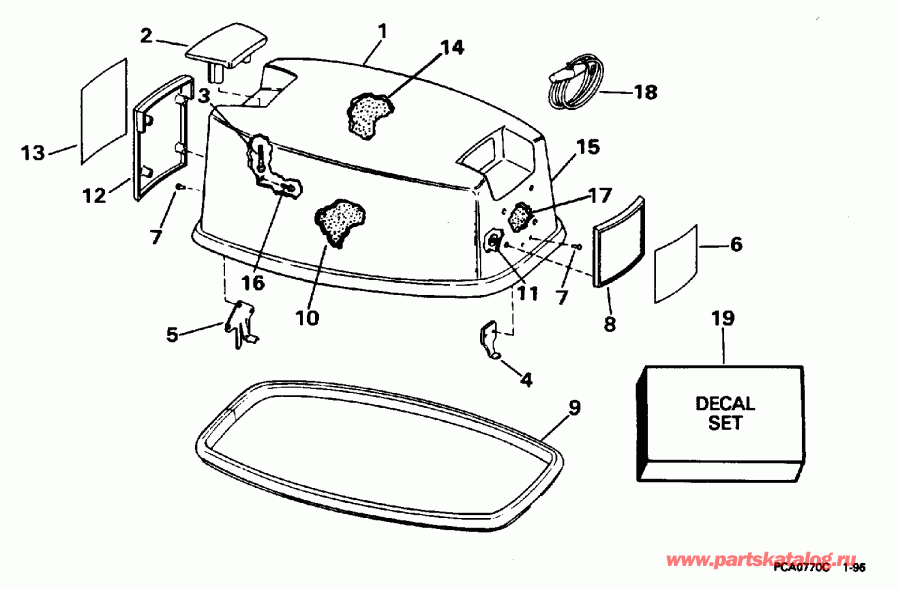 ����� Evinrude BE20SEEDA 1996  - Johnson - Johnson