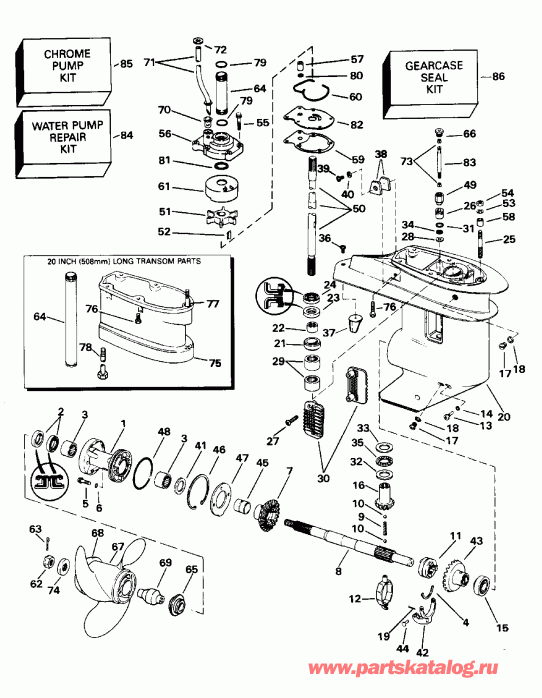 �������� ��������� ����� Evinrude BE20SEEDA 1996  - arcase - arcase