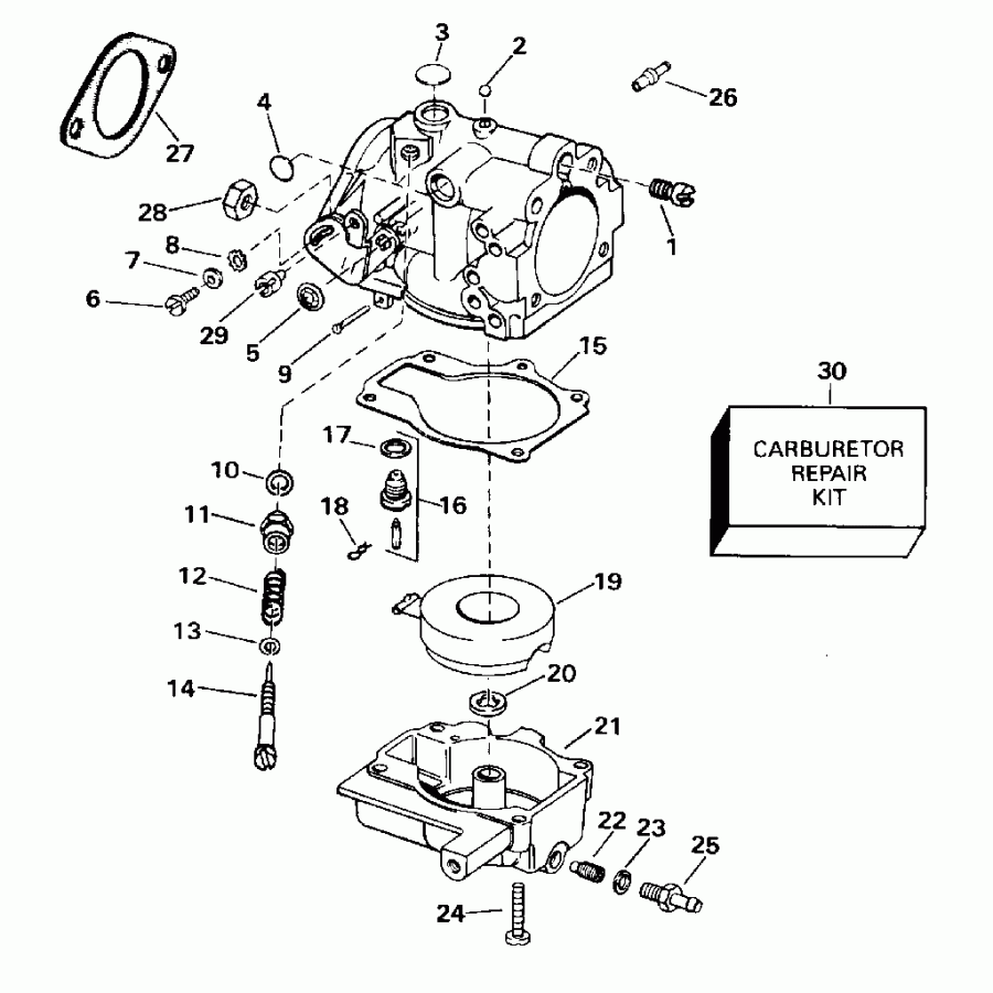 Evinrude BE20SREDA 1996  - 20srl / 20srl