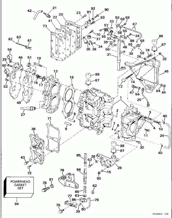 ��������� Evinrude BE20SREDA 1996  - linder & ������ ���������