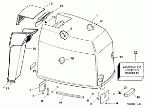 ������ ��������� (�����) - Johnson (Engine Cover - Johnson)