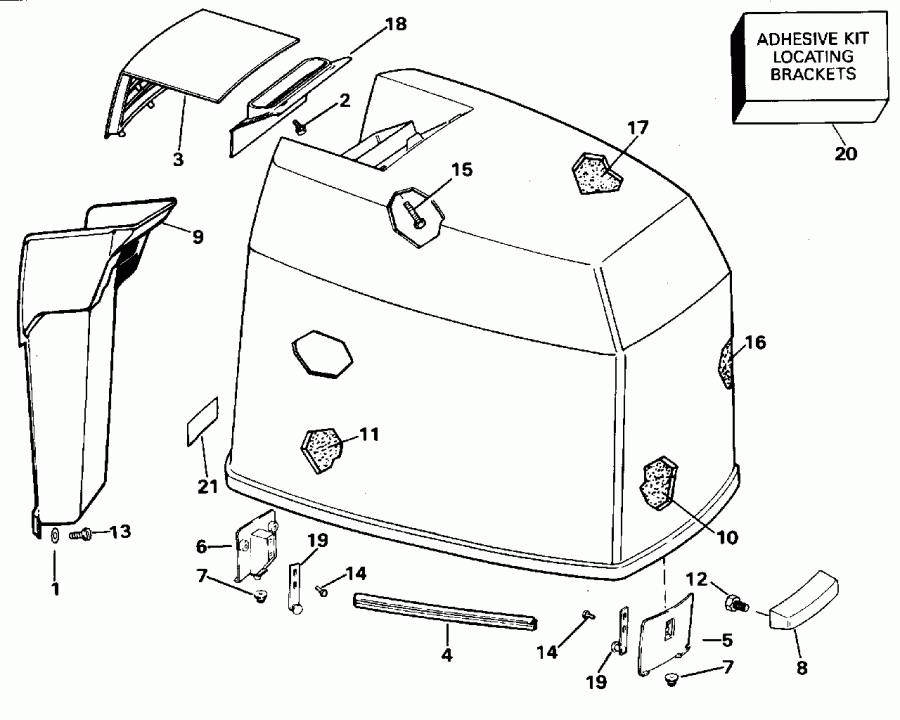 ��������� Evinrude BE250TXEDA 1996  - Evinrude