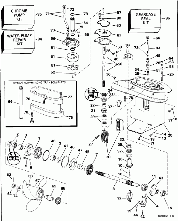 ��������� ��������� EVINRUDE BE30BALEDE 1996  - arcase
