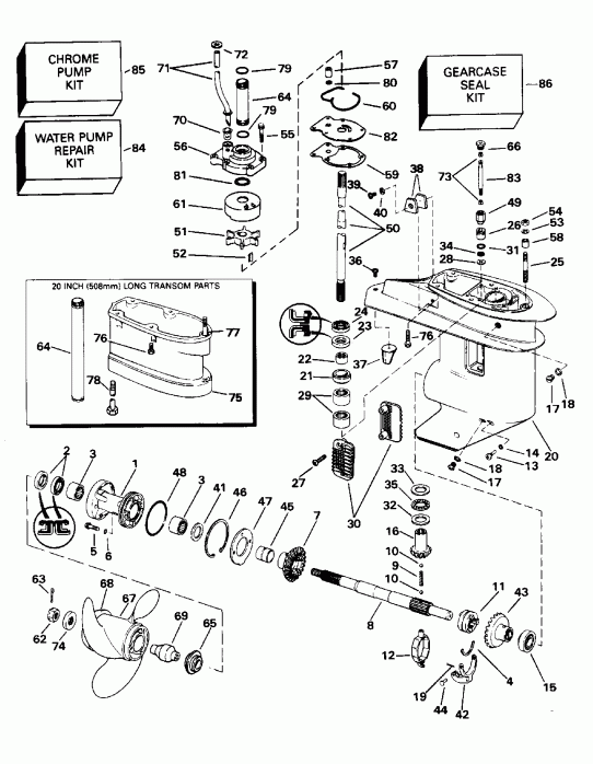 ��������� �������� ����� EVINRUDE BE30ELEDE 1996  - arcase - arcase