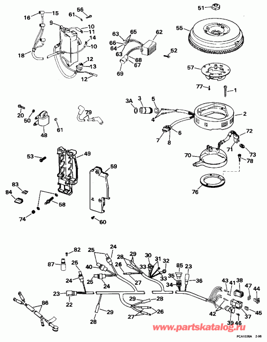  Evinrude BE35ARLEDS 1996  - Tnt