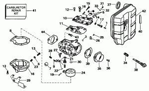 ���������� - 25 H.p. (Carburetor - 25 H.p.)