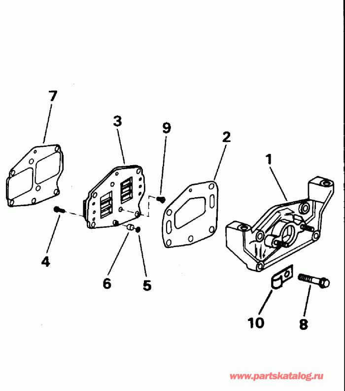 ��������� Evinrude BE5DREDS 1996  - take Manifold / take ���������