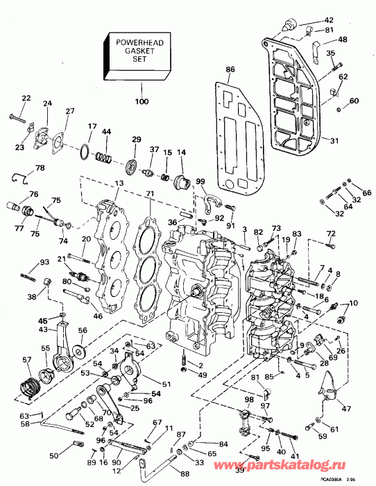  ������� BE70ELEDA 1996  - linder & Crankcase