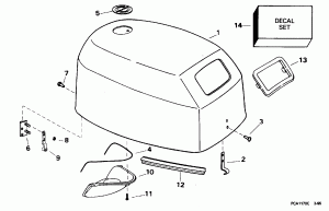 ������ ��������� (�����) - Johnson (Engine Cover - Johnson)