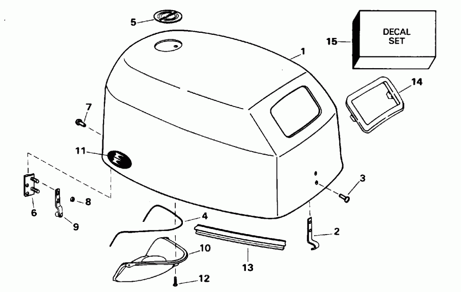 ����� ������� E10FRLEDR 1996  - Evinrude