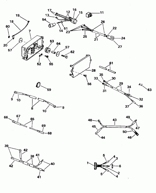 �������� ����� ������� E112TSLEDR 1996  - wer Trim / tilt ��������� - wer Trim/tilt Electrical