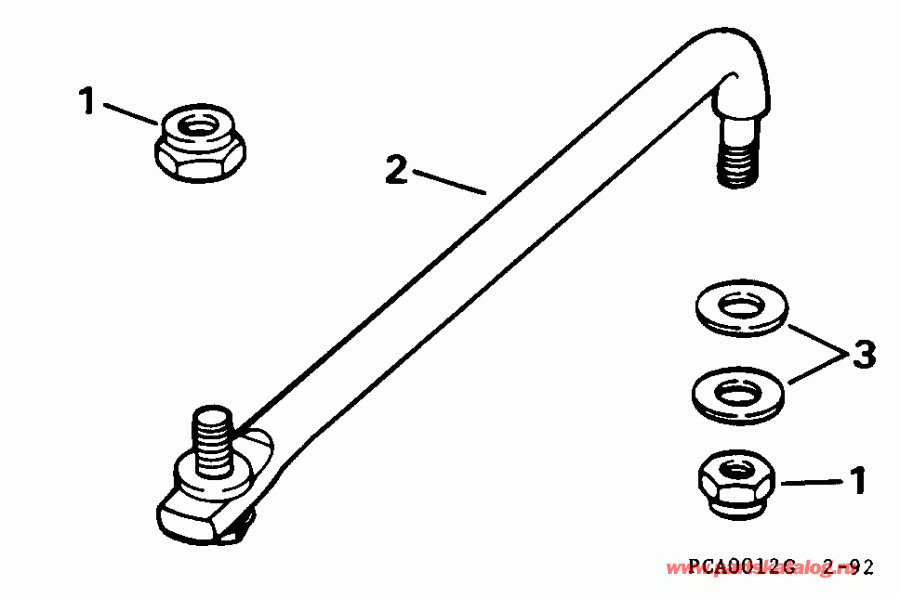 ��������� Evinrude E115TXADA 1996  - eering Link Kit (with Power Trim & Tilt) / ee������ ����������� Kit (with ���������������� ��������� �������)
