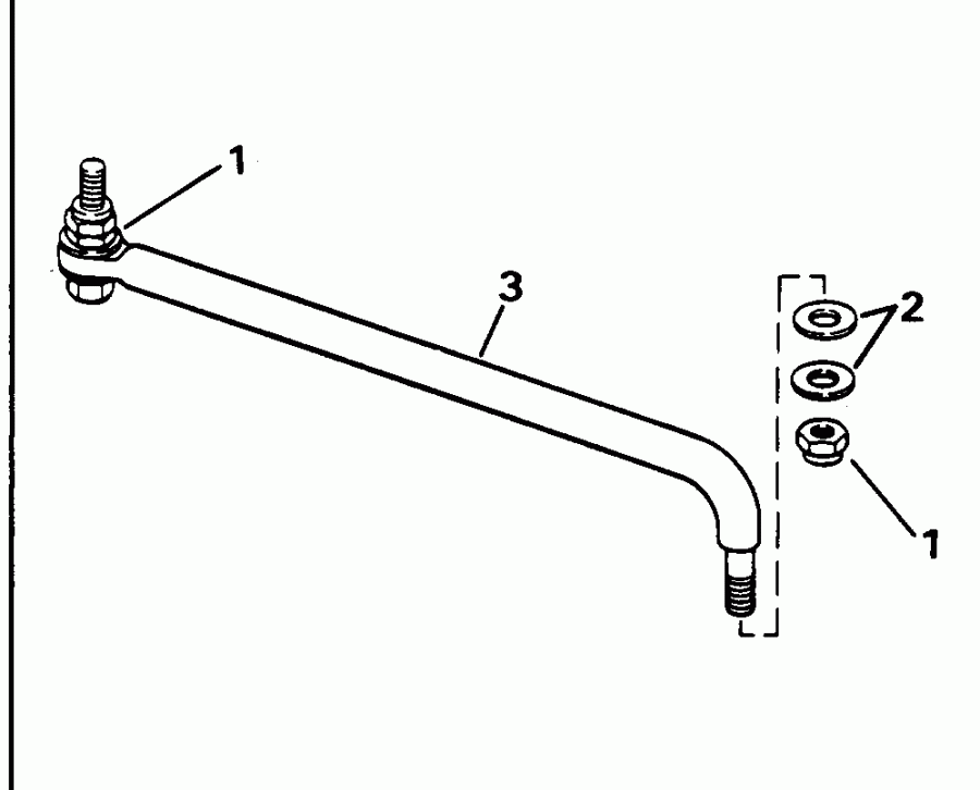  Evinrude E130TXADA 1996  - eering Link Kit