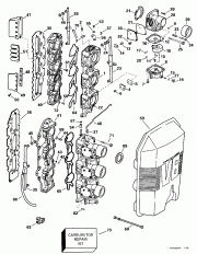 ���������� & �������� ��������� - 150 H.p. (Carburetor & Intake Manifold - 150 H.p.)