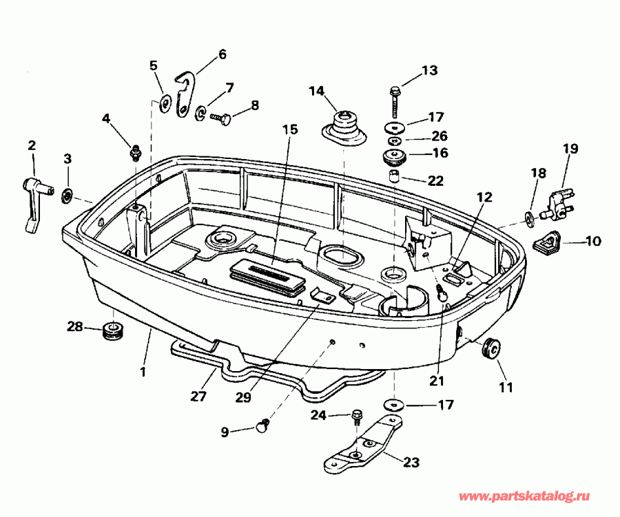  ������� E20CREDA 1996  - wer Engine Cover