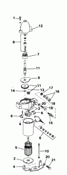 ��������� ��������� Evinrude E225PXEDE 1996  - arter Motor