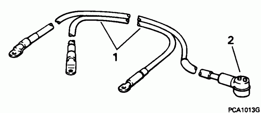 �������� ��������� ����� Evinrude E25ELEDM 1996  - ttery ������ - ttery Cable