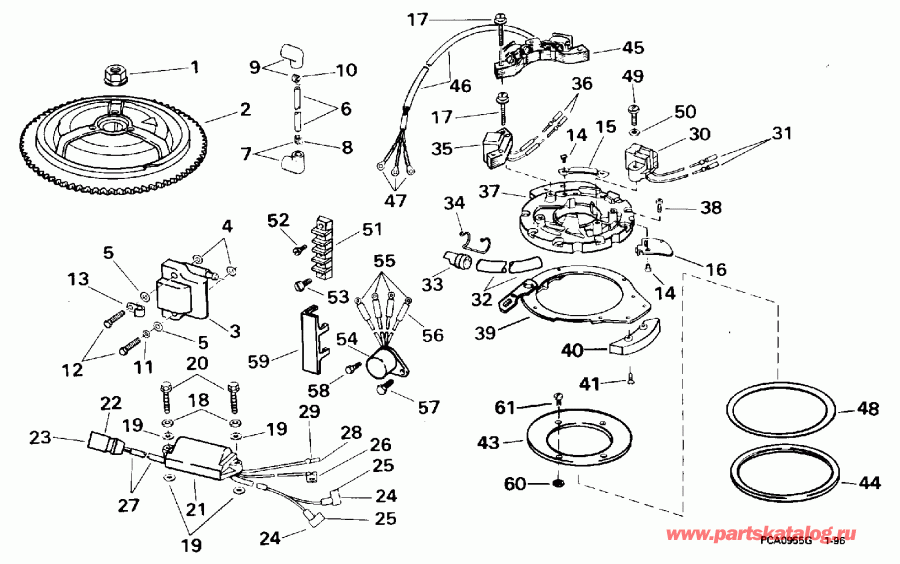 �������� ����� Evinrude E30TELEDE 1996  - nition - nition